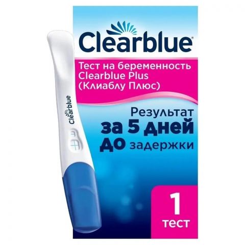 Тест на беременность Clearblue Plus, 1 шт.