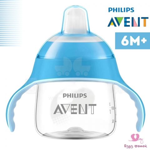 Philips Avent Premium SCF 751/00 Кружечка с рисунком 6M+, 200ml, голубой